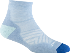 Darn Tough Women's Run 1/4 Ultra-Lightweight Cushion Running Sock  Sky