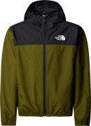 The North Face Boys' Never Stop Hooded WindWall Jacket Forest Olive