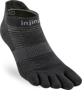 Injinji Men's Run Lightweight No-Show Black