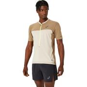 Asics Men's Fujitrail Short Sleeve Top Feather Grey/Pepper