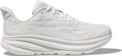 Hoka Women's Clifton 9 Wide White/White