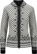 Dale of Norway Women's Solfrid Jacket Off White Black Schiefer Grau