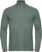 Hellner Men's Nunis Halfzip Long Sleeve Tee  Laurel Wreath Melange