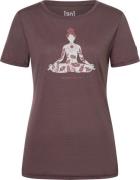 super.natural Women's Larissa Tee Raisin/feather Grey/roan Rouge