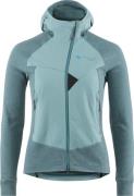 Klättermusen Women's Hugin Zip Hoodie Frost Green/Jade Green