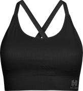 Hellner Women's Seamless Tech Sport Bra Black Beauty