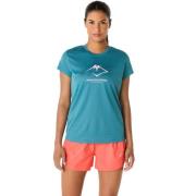 Asics Women's Fujitrail Logo SS Top Atlantis Blue