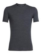 Icebreaker Men's Anatomica Shortsleeve Crewe Jet Hthr-011