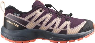 Salomon Kids' XA Pro V8 Waterproof Plum Kitten / Turbulence / Fusion 