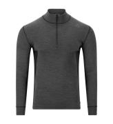 Aclima WarmWool Mock Neck with Zip Man Marengo/Jet Black