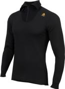Aclima Men's HotWool Polo with Zip Jet Black