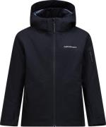 Peak Performance Junior Maroon Insulated Jacket Black