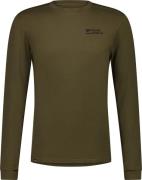 Mons Royale Men's Cascade Merino Base Layer Long Sleeve Dark Olive