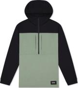 Mons Royale Men's Offgrid Merino Fleece 1/2 Zip Long Sleeve Willow/Bla...