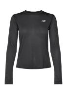New Balance Women's RC Essential Long Sleeve Black Heather