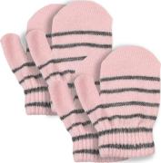 Lindberg Kids' Magic Wool Stripe 2-P Pink/Anthracite