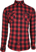 Avignon Unisex AFTER Hunt Flannel Shirt Red/Black