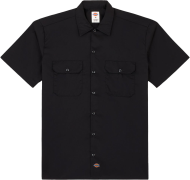 Dickies Men's Work Shirt Shortsleeve Rec Black