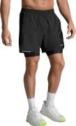 2XU Men's Aero Mesh 2-In-1 5 Inch Shorts Black/silver Reflective