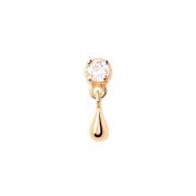 PDPAOLA Water Single Øredobbe Single 18 kt. Gullforgylt sølv PG01-027-...