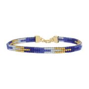 Nuni Copenhagen Mary Armbånd 18 kt. Gullforgylt sølv A3013-Blue