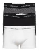 Low Rise Trunk 3Pk Boksershorts White Calvin Klein