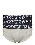 Bo.3P Organic Brief Underbukser Y-frontunderbukser Grey Frank Dandy