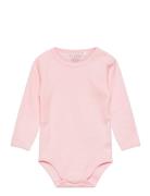 Body Ls Solid Bodies Long-sleeved Pink Fixoni