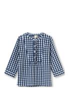 Bæk&Bølge Irene Shirt Topp Blue Juna