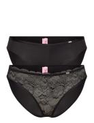 2-Pack Angie Rio Truse Brief Truse Black Hunkemöller