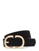 Pcjuva Suede Jeans Belt Noos Belte Black Pieces