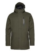 Hooded Jacket Parkas Jakke Khaki Green Revolution