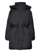 Xl Bubble Puffer Caviar Fôret Kåpe Black LEVI´S Women