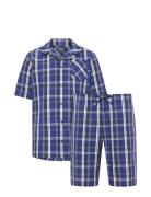 Pyjama 1/2 Woven Pyjamas Blue Jockey