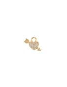 Emilia Katrine Charm White Halskjede Anheng Gold Bon Dep