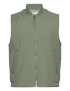 Major Quilted Vest 2.0 Vest Green Les Deux