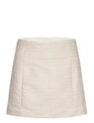 Portofino Skirt Kort Skjørt Cream Second Female