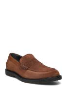 Loafer Mokasiner Lave Sko Brown ANGULUS