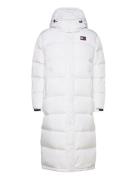 Tjw Alaska Long Puffer Fôret Kåpe White Tommy Jeans