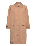 Lanetta Coat Tynn Kåpe Beige MOS MOSH