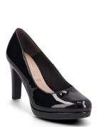 Women Court Sho Shoes Heels Pumps Classic Black Tamaris