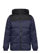 Jjetoby Puffer Hood Sn Jnr Fôret Jakke Blue Jack & J S