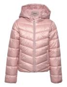 Kognewtalia Nea Quiltd Aop Jacket Cp Otw Fôret Jakke Pink Kids Only