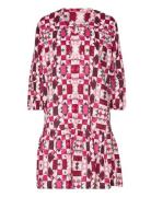 Women Dresses Light Woven Mini Kort Kjole Pink Esprit Casual