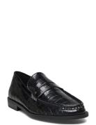 Harlem Loafer Mokasiner Lave Sko Black Steve Madden