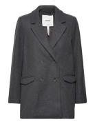 Objblaza Le Jacket Noos Ulljakke Jakke Grey Object