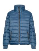 Kalira Jacket Fôret Jakke Blue Kaffe