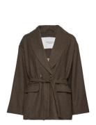 Wool Jacket Ulljakke Jakke Brown Rosemunde