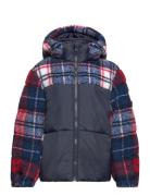 Sherpa Check Jacket Fôret Jakke Multi/patterned Tommy Hilfiger