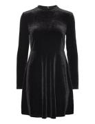 Vioelle High Neck L/S Dress/1N Kort Kjole Black Vila